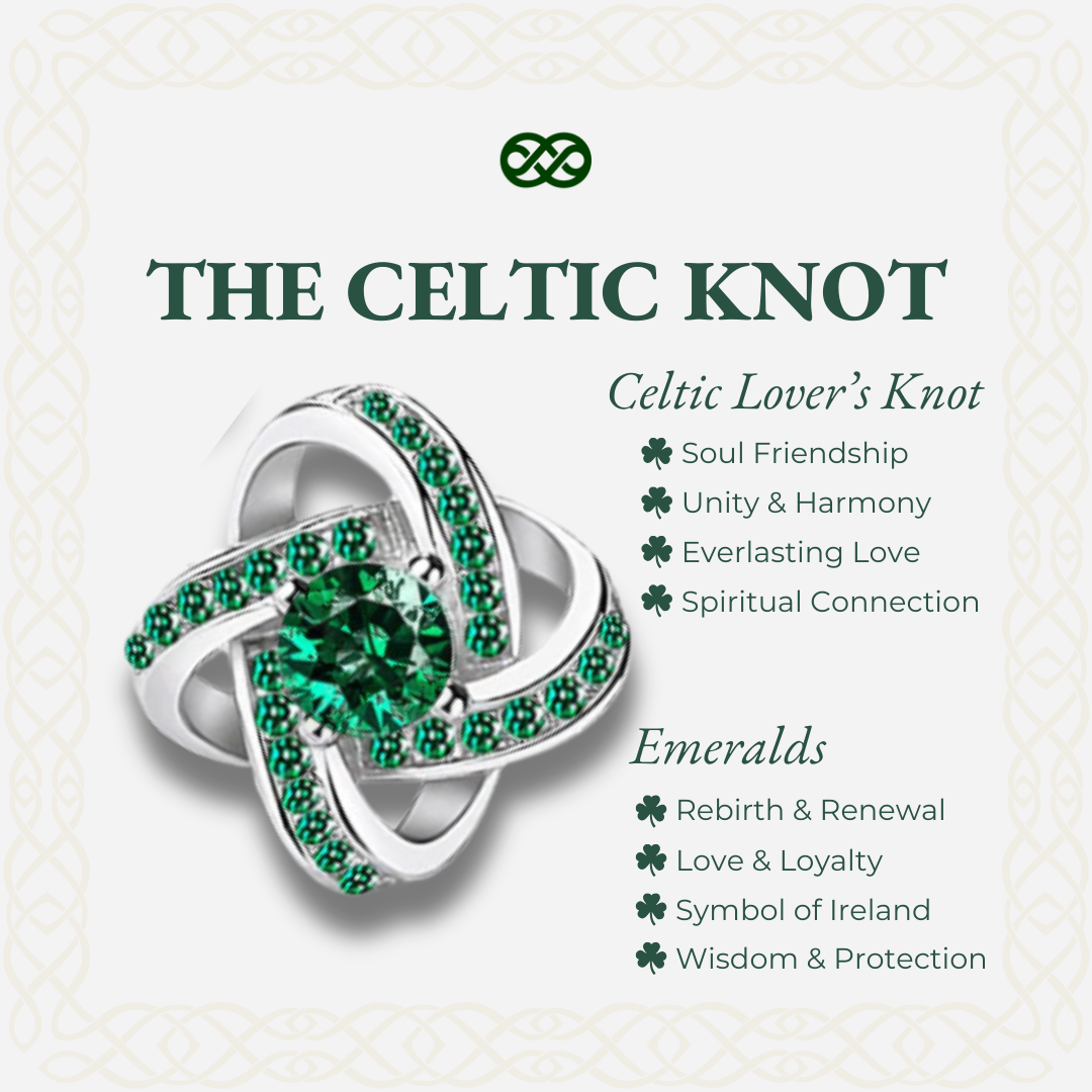 Celtic Knot™ 18K Emerald Earrings