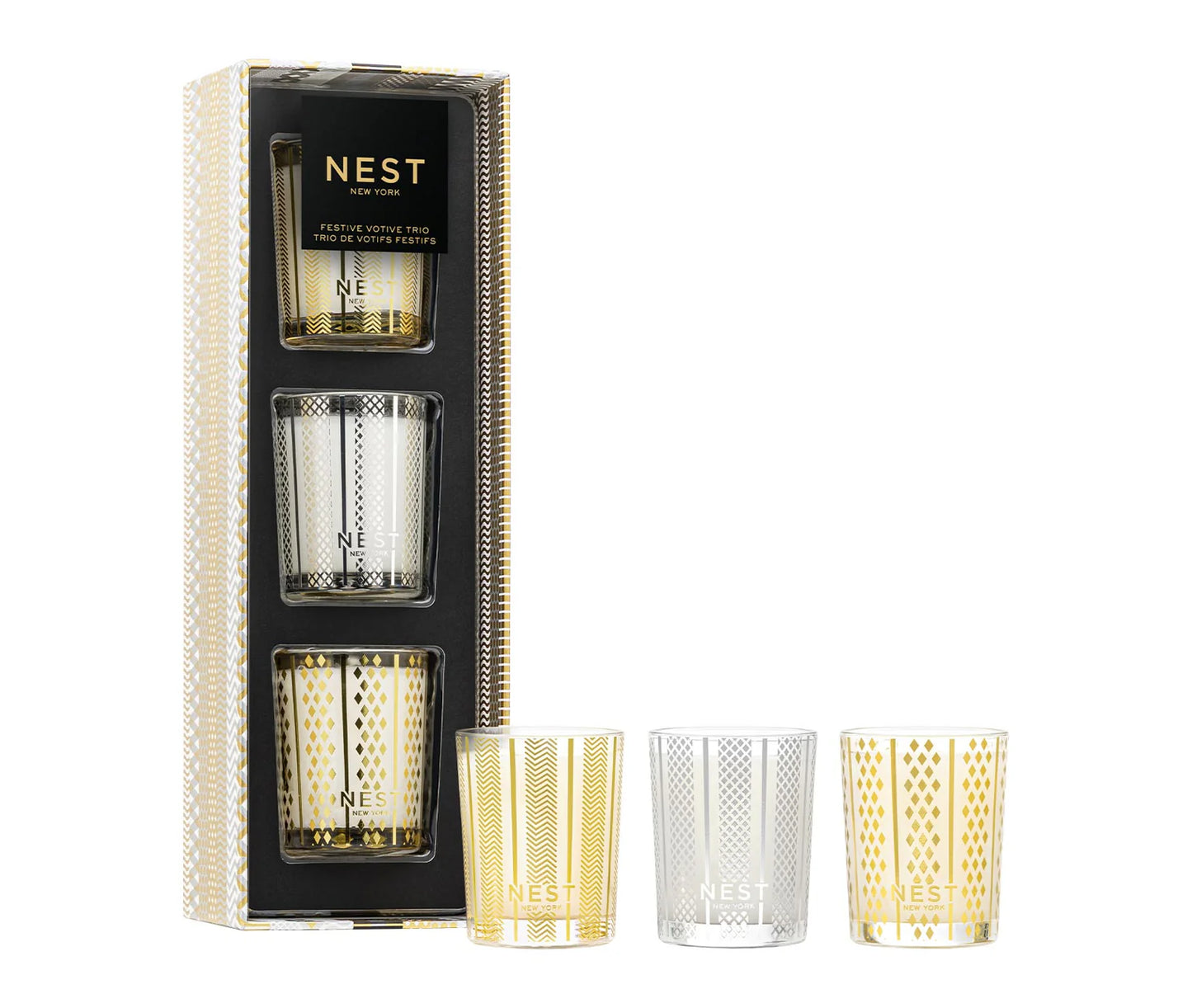 NEST New York Festive Votive Trio