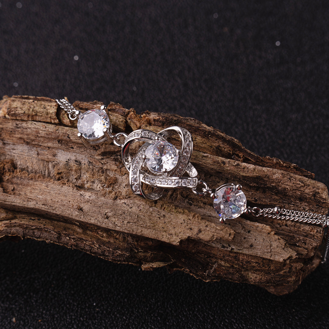 Celtic Knot™ 18K White Gold Bracelet