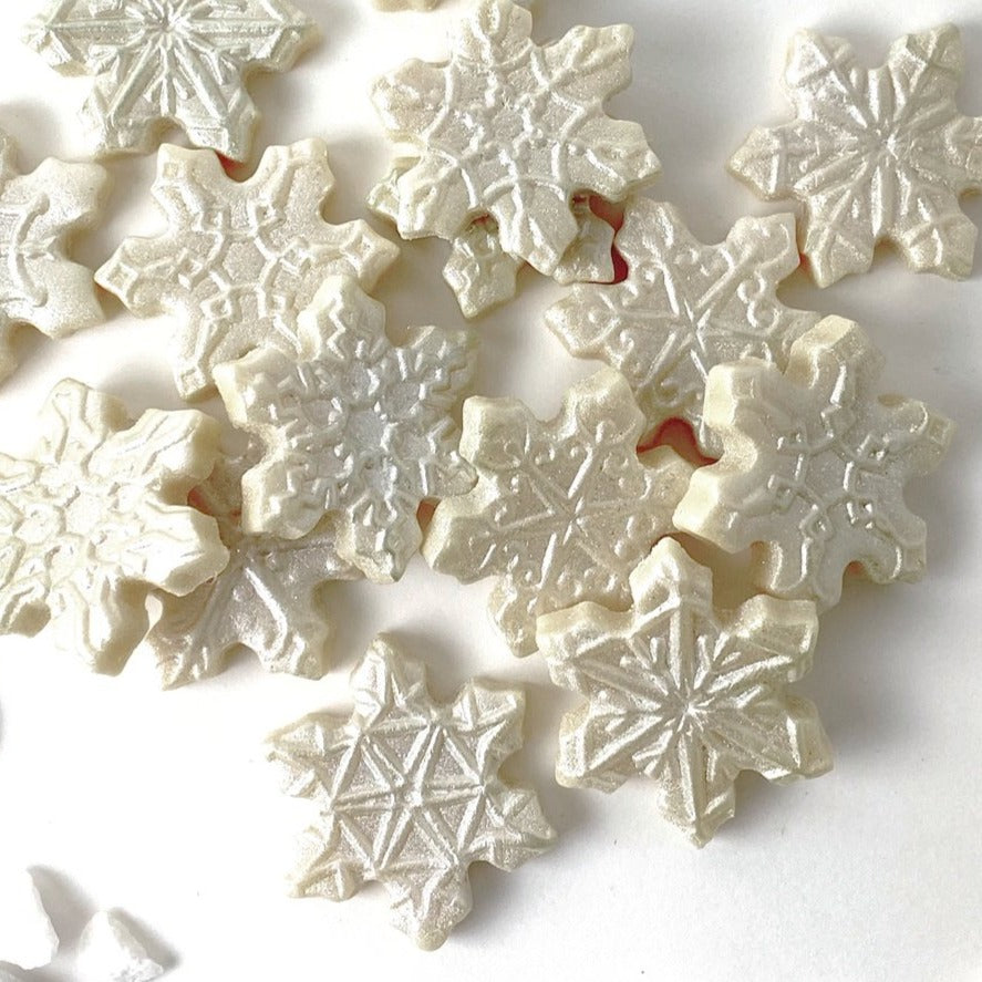 snowflake candy tiles