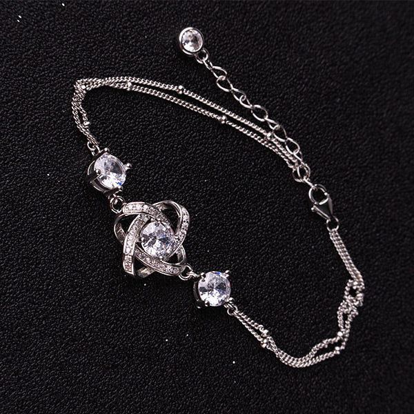 Celtic Knot™ 18K White Gold Bracelet