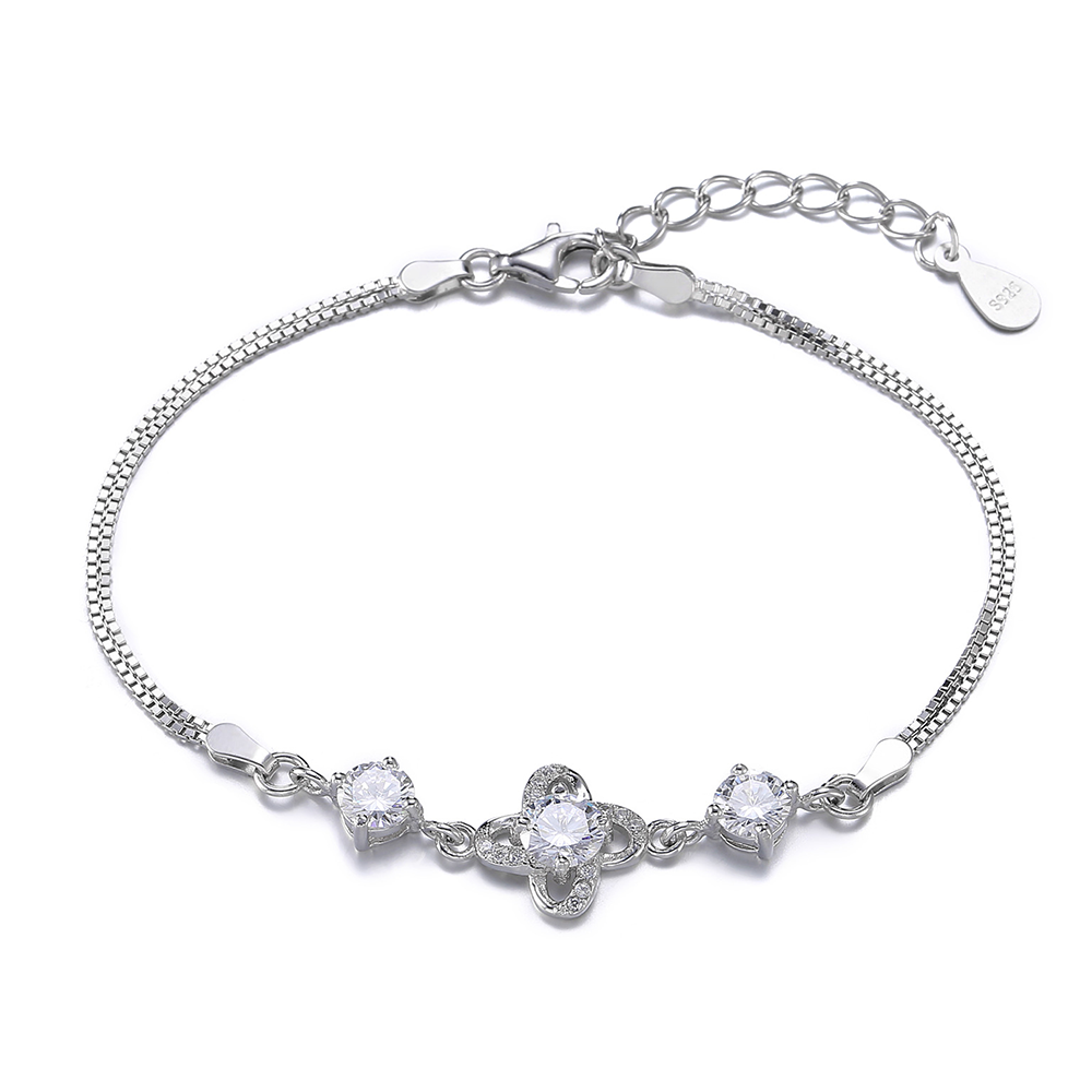 Celtic Knot™ 18K White Gold Bracelet