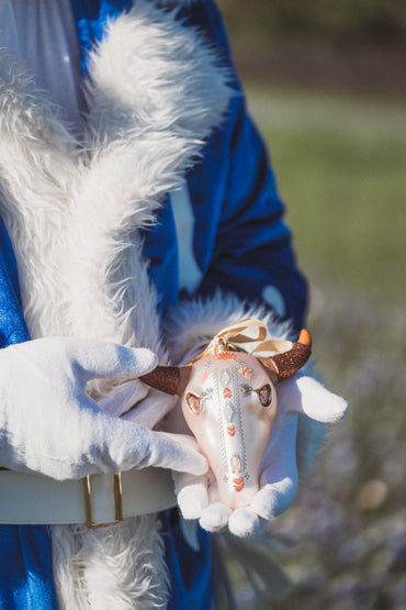 Steer Head Skull 2024 First Edition Texan Christmas Ornament