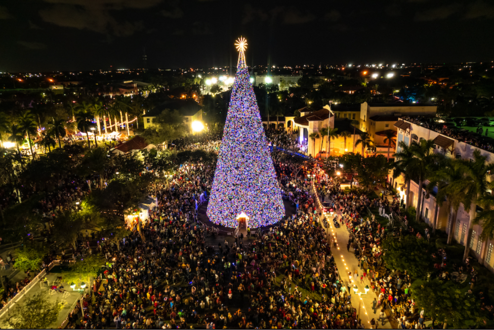 Delray Beach Lights Up the Season With Its Spectacular Christmas Tree Celebration