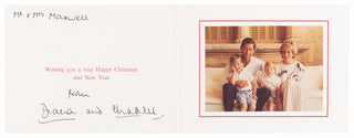 Signed Princess Diana and Prince Charles Christmas Card (1987)