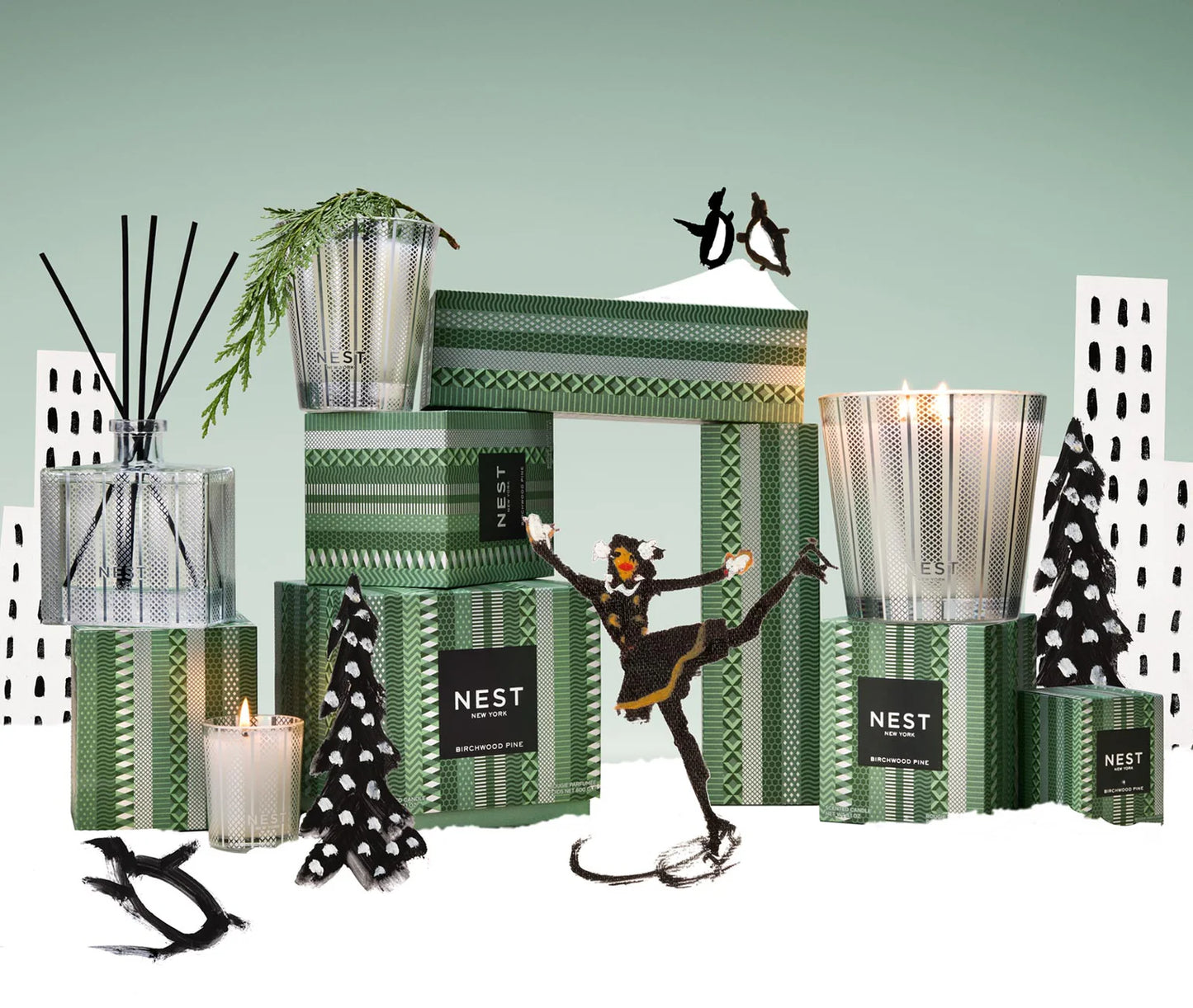 NEST New York Birchwood Pine Classic Candle, 8.1 oz.