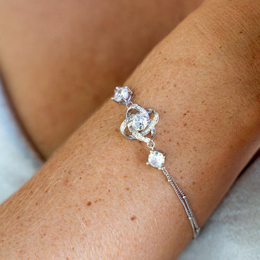 Celtic Knot™ 18K White Gold Bracelet