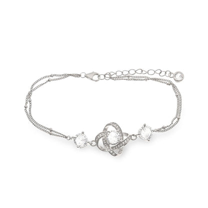 Celtic Knot™ 18K White Gold Bracelet