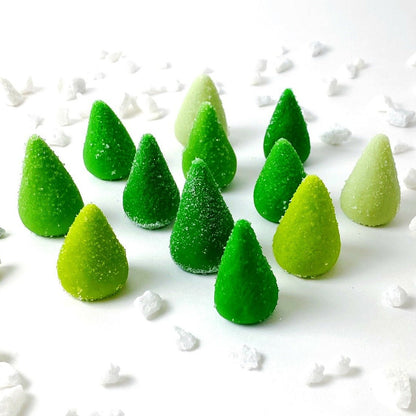 sparkly christmas trees