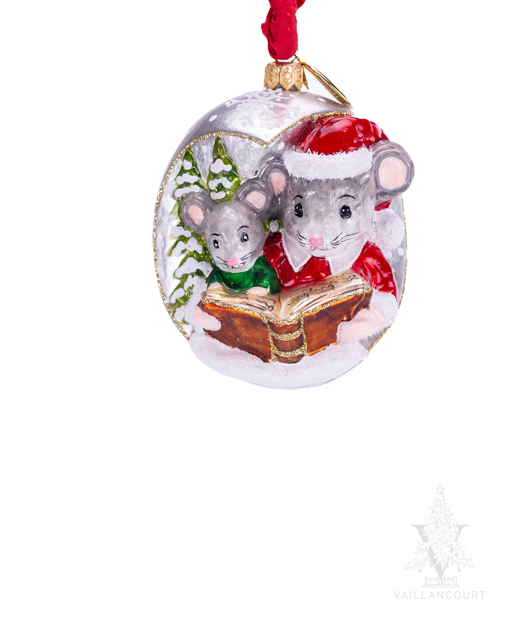 Vaillancourt Jingle Balls™ Christmas Mouse at Story Time