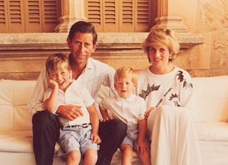 Signed Princess Diana and Prince Charles Christmas Card (1987)