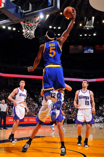 Limited Edition Black Santa Gold Ornament Signed by Baron Davis